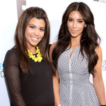 E! Upfront, Kourtney Kardashian, Kim Kardashian E! Upfront, Kourtney Kardashian, Kim Kardashian